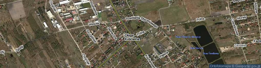 Zdjęcie satelitarne Kochanowskiego Jana ul.